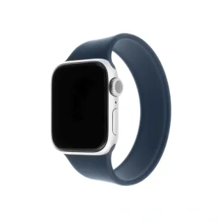 Elastický silikonový řemínek FIXED Silicone Strap pro Apple Watch 38/40/41mm, velikost S, modrý FIXESST-436-S-BL