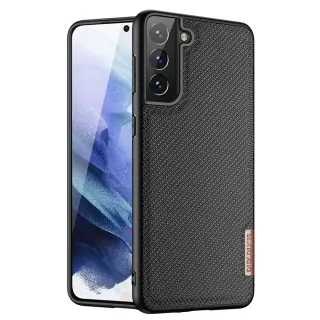 Luxusní pouzdro Dux Ducis Fino Nylon , Samsung Galaxy S21+ 5G (S21 Plus 5G) , černá