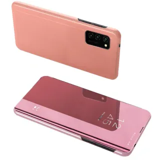 flipové pouzdro Clear View pro Samsung Galaxy M51 , růžová