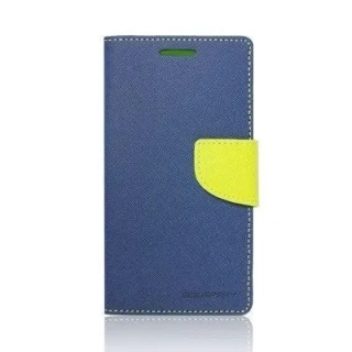 Pouzdro Mercury Fancy Diary Xiaomi Mi Note 10 Modro/Limetkové 8595217470156