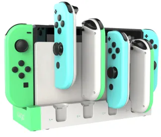 iPega 9186 Charger Dock pro N-Switch a Joy-con White/Green PG-9186A