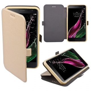 Pocket Book Flip Case LG Spirit (H440N), zlatá, 5900217159933