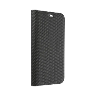 Forcell Pouzdro LUNA Book Carbon pro SAMSUNG A12 , černé 5903396091155