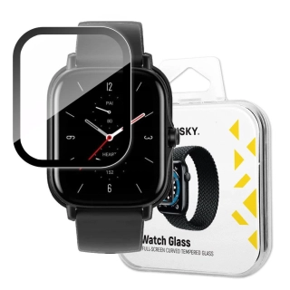 Wozinsky Watch Glass - tvrzené sklo pro chytré hodinky Xiaomi Amazfit GTS 2 , černá,  9145576262085