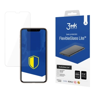 Hybridní sklo pro Apple iPhone Xs - 3mk FlexibleGlass Lite™ 5903108038836