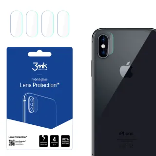 3mk Lens Protection ochrana kamery pro Apple iPhone Xs ,(4ks),  5903108105590