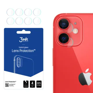 3mk Lens Protection ochrana kamery pro Apple iPhone 12 Mini ,(4ks), 5903108323208