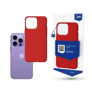 Odolný zadní kryt pro Apple iPhone 14 Pro - 3mk Matt Case strawberry  5903108476782