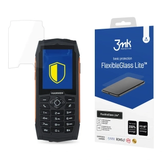 Hybridní sklo pro MyPhone Hammer 3/3 Plus - 3mk FlexibleGlass Lite™ 5903108375535