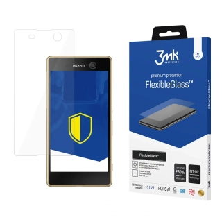 3MK Ochranné tvrzené sklo pro Sony Xperia M5 - 3mk FlexibleGlass™ (5901571166230)