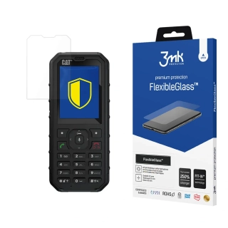 3MK Ochranné tvrzené sklo pro CAT B35 - 3mk FlexibleGlass™ (5903108298384)