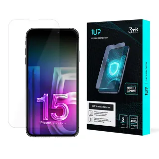 3MK Fólie ochranná 3mk 1UP pro Apple iPhone 15 Pro Max, 3ks v balení, (5903108535564)