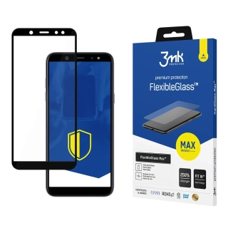Samsung Galaxy A6 Black - 3mk FlexibleGlass Max™ 5903108031943