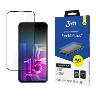 3MK Apple iPhone 15 Pro Max - 3mk FlexibleGlass Max™, (5903108537209)