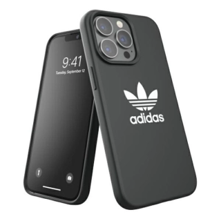 Originální pouzdro Adidas Silicone iPhone 13 Pro / 13 6,1" , černá/black 47122