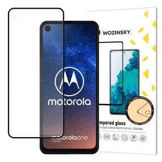5D tvrzené sklo s rámečkem pro Motorola One Action / Motorola One Vision , černá