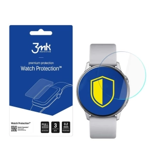 3mk Ochranná odolná fólie na hodinky Samsung Galaxy Watch Active - 3MK Watch Protection™ ARC+, (v balení 3ks), 5903108078139