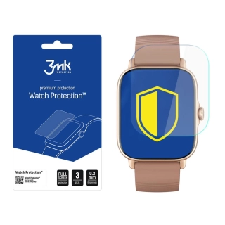 3mk Ochranná odolná fólie na hodinky Xiaomi Amazfit GTS 3 - 3MK Watch Protection™ ARC+, (v balení 3ks), 5903108444354