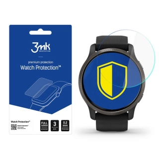3mk Ochranná odolná fólie na hodinky Garmin Venu 2 Plus  - 3MK Watch Protection™ ARC+, (v balení 3ks),  5903108455909