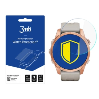 Tvrzené sklo na hodinky Garmin Fenix 7s- 3MK Watch Protection FlexibleGlass, (3ks)  5903108459365