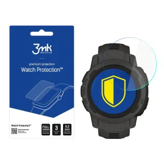 Tvrzené sklo na hodinky Garmin Instinct 2s - 3MK Watch Protection FlexibleGlass, (3ks) ,  5903108461573