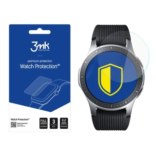 Tvrzené sklo na hodinky Samsung Galaxy Watch 46mm - 3MK Watch Protection FlexibleGlass, (3ks) , 5903108038140