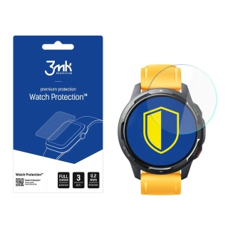 Tvrzené sklo na hodinky Xiaomi Watch S1 Active - 3MK Watch Protection FlexibleGlass, (3ks) , 5903108466707
