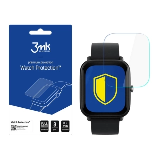 3mk Ochranná odolná fólie na hodinky Xiaomi Amazfit Bip U Pro - 3MK Watch Protection™ ARC+, (v balení 3ks), 5903108456166