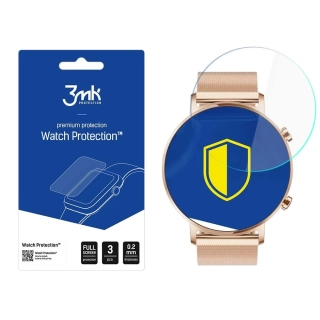 3mk Ochranná odolná fólie na hodinky Huawei Watch GT 2 42mm  - 3MK Watch Protection™ ARC+, (v balení 3ks),  5903108241373