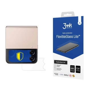 Hybridní tvrzené sklo pro Samsung Galaxy Z Flip4 (Front) - 3MK FlexibleGlass Lite™,  5903108489034