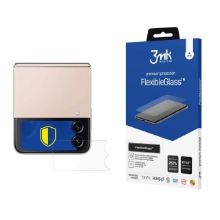 Hybridní tvrzené sklo pro Samsung Galaxy Z Flip4 (Front) - 3mk FlexibleGlass™,  5903108489041