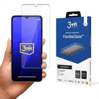 Hybridní tvrzené sklo pro Xiaomi Redmi 12C - 3mk FlexibleGlass™, 5903108517553