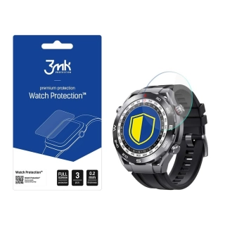 Tvrzené sklo na hodinky Huawei Watch Ultimate - 3MK Watch Protection FlexibleGlass, (3ks) ,  5903108521796