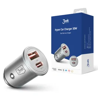 3MK 3mk Hyper Car Charger 30W, nabíječka do auta (5903108464574)