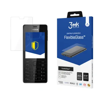 3MK Ochranné tvrzené sklo pro Nokia 515 Dual Sim - 3mk FlexibleGlass™ (5901571180847)