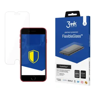 3MK Ochranné tvrzené sklo pro Apple iPhone SE 2020/2022 - 3mk FlexibleGlass™ (5903108250528)