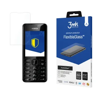 3MK Ochranné tvrzené sklo pro Nokia 206 - 3mk FlexibleGlass™ (5901571137087)