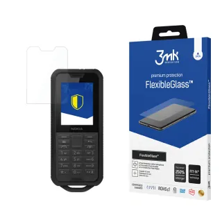 3MK Ochranné tvrzené sklo pro Nokia 800 Tough - 3mk FlexibleGlass™ (5903108221115)