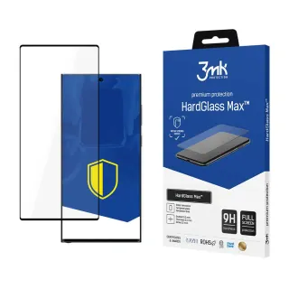 Tvrzené sklo pro Samsung Galaxy S23 Ultra - 3mk HardGlass Max™ FingerPrint 5903108496339