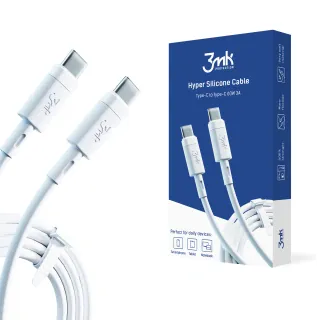 3MK 3mk Hyper Silicone Cable Type-C to Type-C 60W 3A (5903108444088)