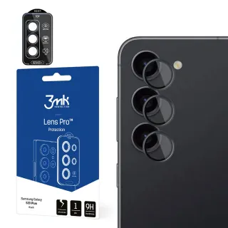 Samsung Galaxy S23+ - 3mk Lens Protection Pro Black 5903108498425