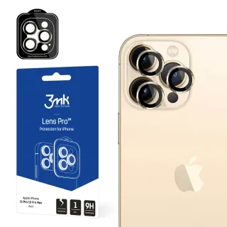 Apple iPhone 13 Pro/13 Pro Max - 3mk Lens Protection Pro Gold 5903108484039