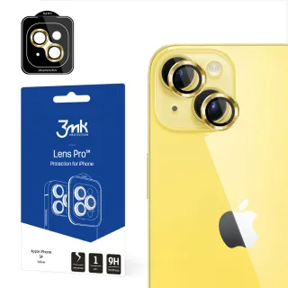 Apple iPhone 14 - 3mk Lens Protection Pro Yellow  5903108519311