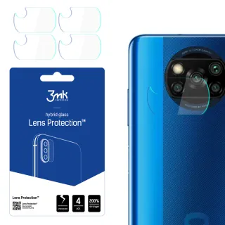 3mk Lens Protection ochrana kamery pro Xiaomi POCO X3 ,(4ks),  5903108313230