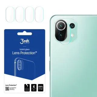 3mk Lens Protection ochrana kamery pro Xiaomi Mi 11 Lite 4G/5G/11 Lite 5G NE ,(4ks), 5903108360517