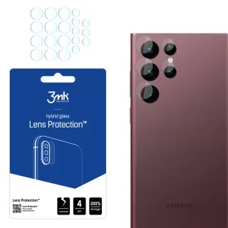 3mk Lens Protection ochrana kamery pro Samsung Galaxy S22 Ultra 5G ,(4ks), 5903108456142