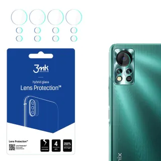 3mk Lens Protection ochrana kamery pro Infinix Hot 11s NFC ,(4ks)  5903108518499