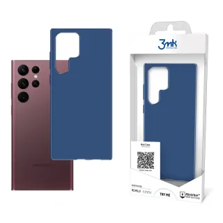 Odolný zadní kryt pro Samsung Galaxy S22 Ultra 5G - 3mk Matt Case blueberry  5903108468336