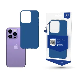 Odolný zadní kryt pro Apple iPhone 14 Pro Max - 3mk Matt Case blueberry  5903108476898