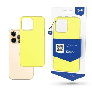 Odolný zadní kryt pro Apple iPhone 13 Pro - 3mk Matt Case lime  5903108428934